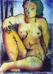 © S. Blumin, Maja, signed, unframed author's print of tempera, 1987 (click to enlarge) © S. Blumin, Maja, signed, unframed author's print of tempera, 1987 (click to enlarge)